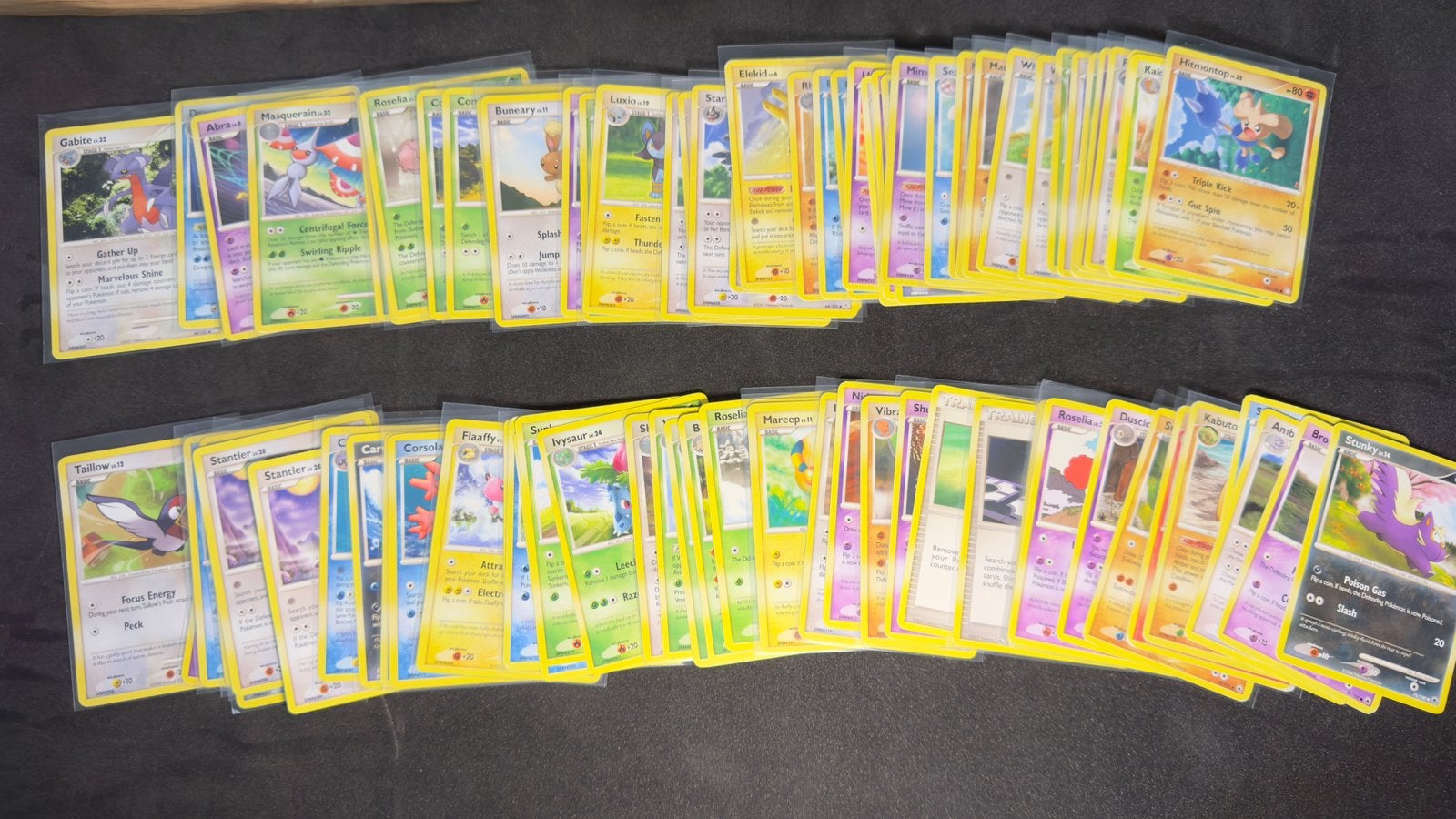 Vintage Pokemon Diamond & Pearl era bulk, Ophalen of Verzenden, Gebruikt, Meerdere kaarten