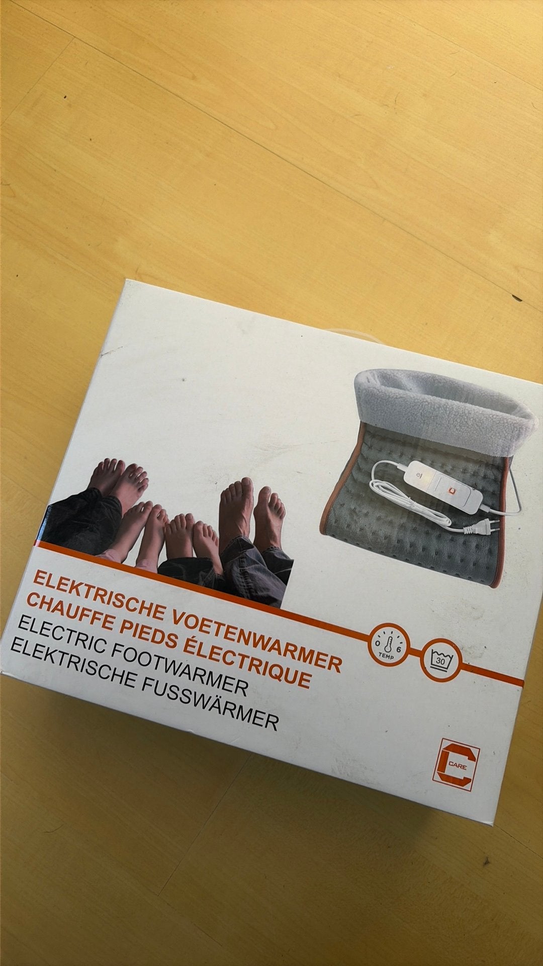Elektrische voetenwarmer te koop!, Ophalen, Zo goed als nieuw, Hand- en Voetverzorging