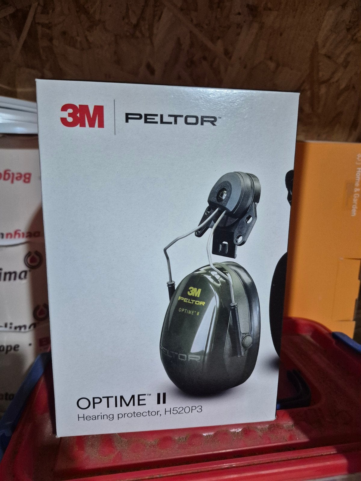 3M Peltor Optime II H520P3E Oorkappen met Helmbevestiging, Doe-het-zelf en Verbouw, Gehoorbeschermers, Ophalen of Verzenden