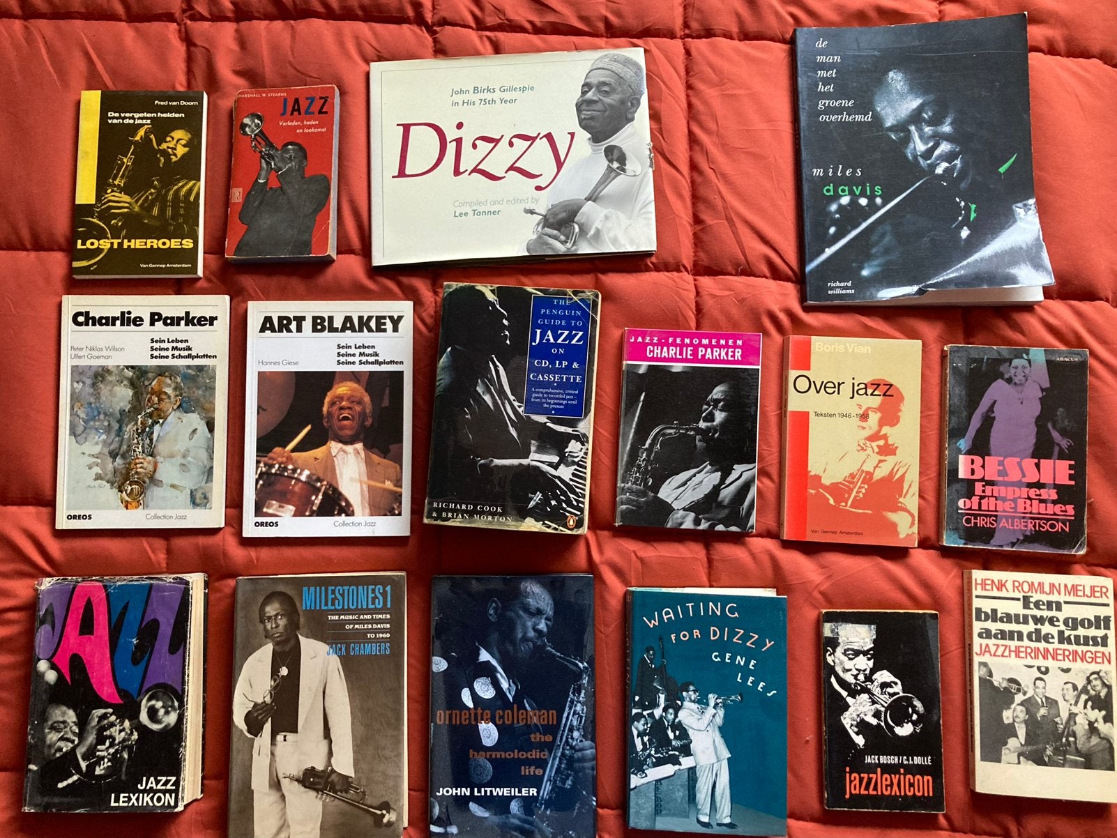 Verzameling jazz boeken - 22 stuks / GEEN LOSSE VERKOOP, Ophalen, Gelezen, Genre of Stijl