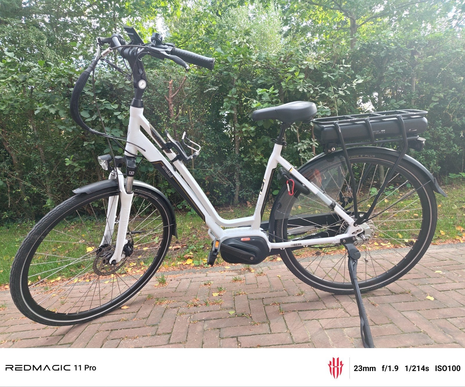 amslod elektrische fiets, Zo goed als nieuw, 51 tot 55 cm, 30 tot 50 km per accu, Ophalen