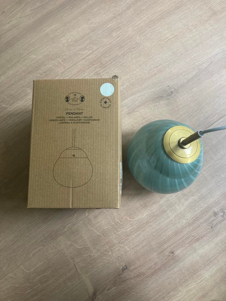 Søstrene Grene Hanglamp - Nieuw in Doos, Ophalen of Verzenden, Nieuw, Glas, Minder dan 50 cm