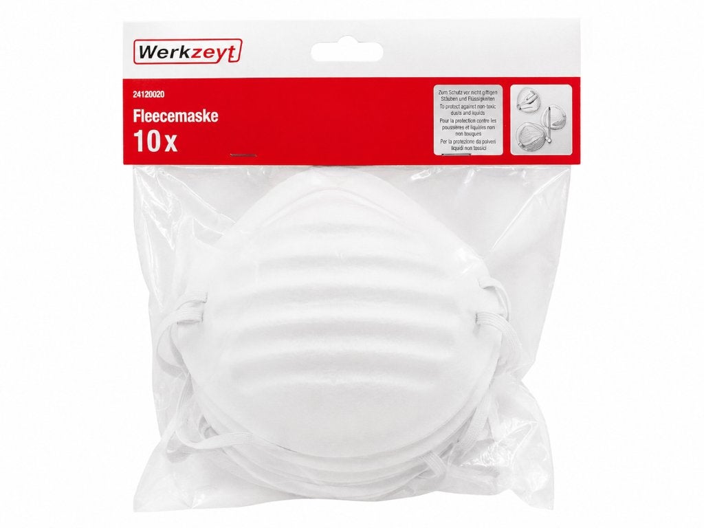 Fleecemasker werkzeyt set 10 stuks, Ophalen, Nieuw