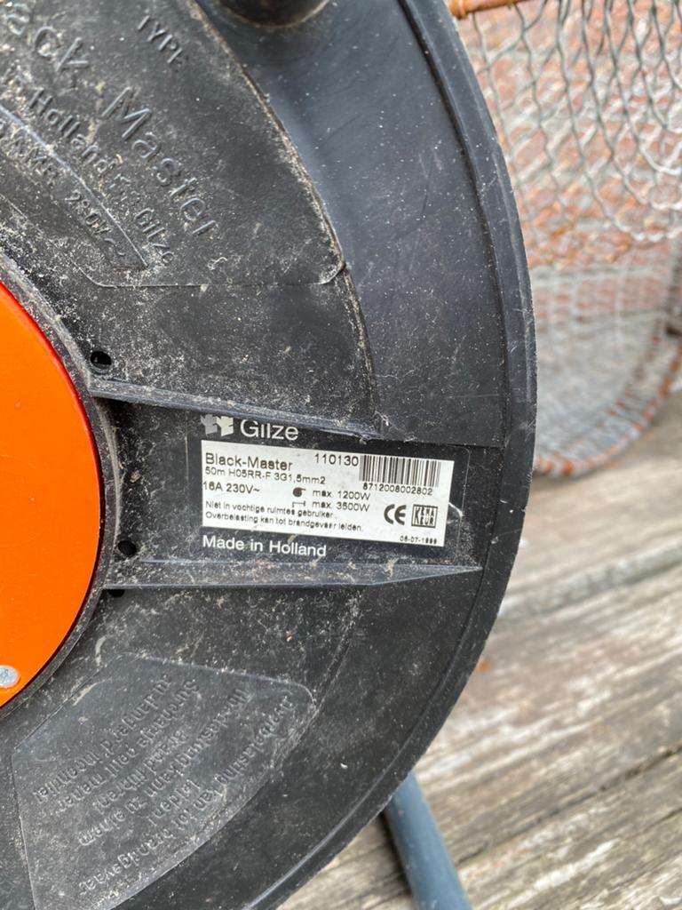 QwattPro BlackMaster kabelhaspel., Ophalen of Verzenden, Zo goed als nieuw, Kabel of Snoer, Nvt