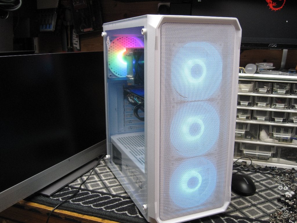 Game PC i7 7700-4.2--GHZ-RX 580 8GB-1TB-256 SD-16GB, Computers en Software, Virtual Reality, Zo goed als nieuw, HDD, Intel Core i7