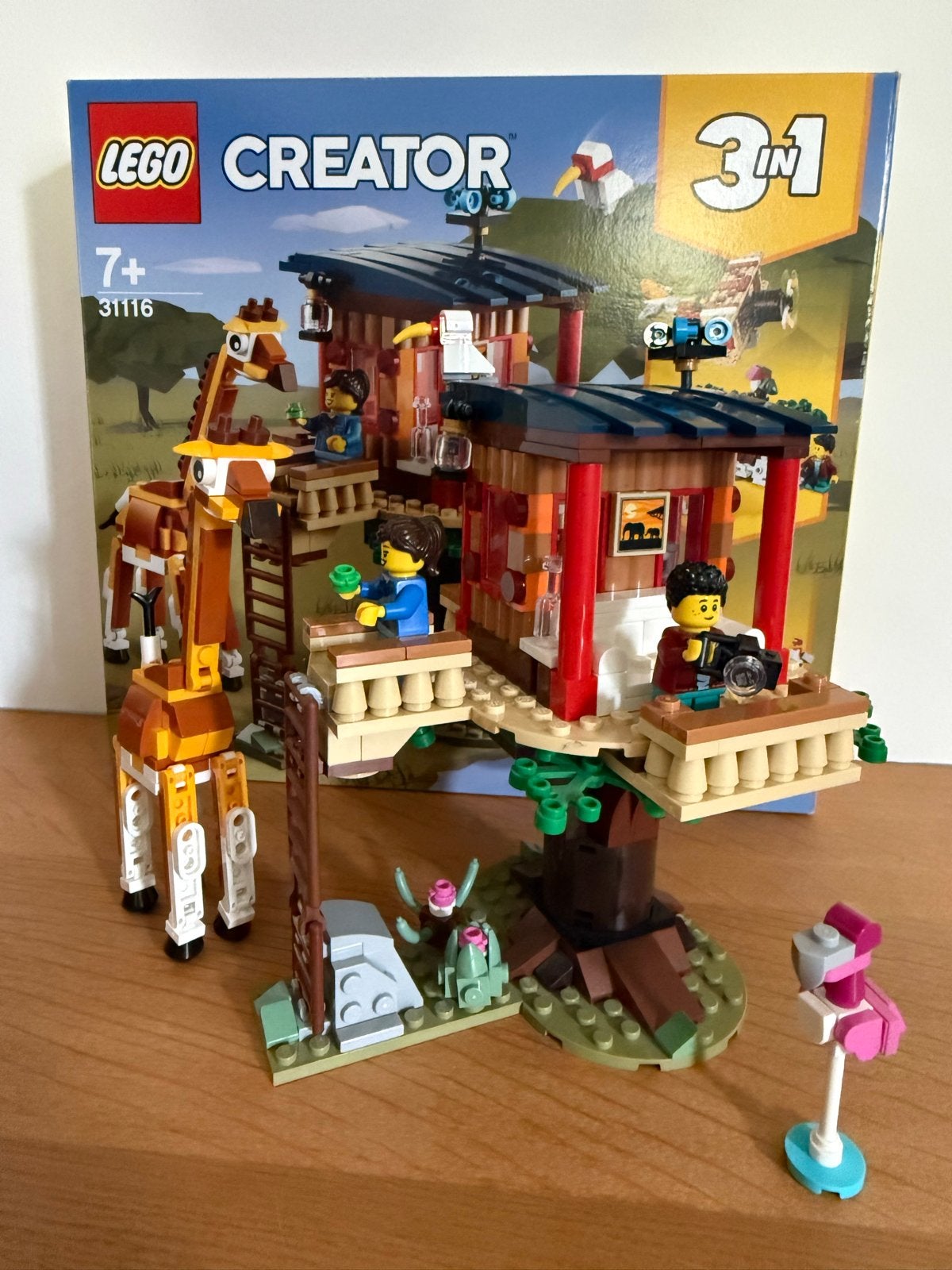 LEGO Creator 31116 Safari Wildlife Boomhut 3-in-1, Lego, Ophalen of Verzenden, Zo goed als nieuw, Compleet