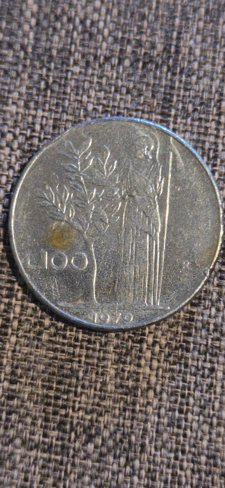 Italiaanse 100 Lire munt uit 1979, Ophalen of Verzenden, Italië, Losse munt