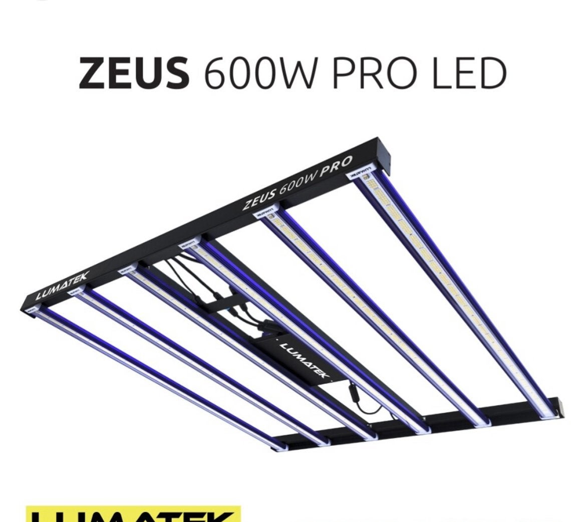 Lumatek led 600watt pro in nieuwstaat. 8 stuks, Ophalen of Verzenden, Zo goed als nieuw, Kweeklamp