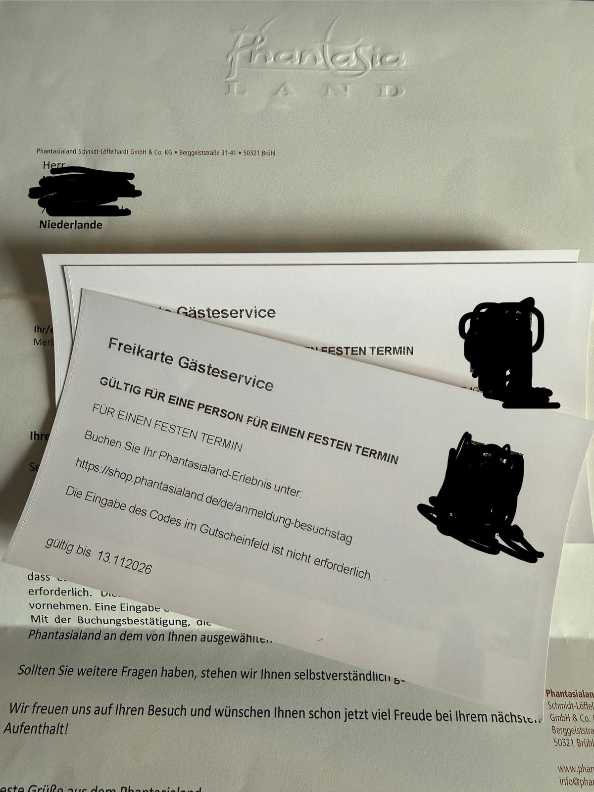 3 kaarten Phantasialand zonder datum, Tickets en Kaartjes, Recreatie | Pretparken en Attractieparken, Drie personen of meer, Ticket of Toegangskaart