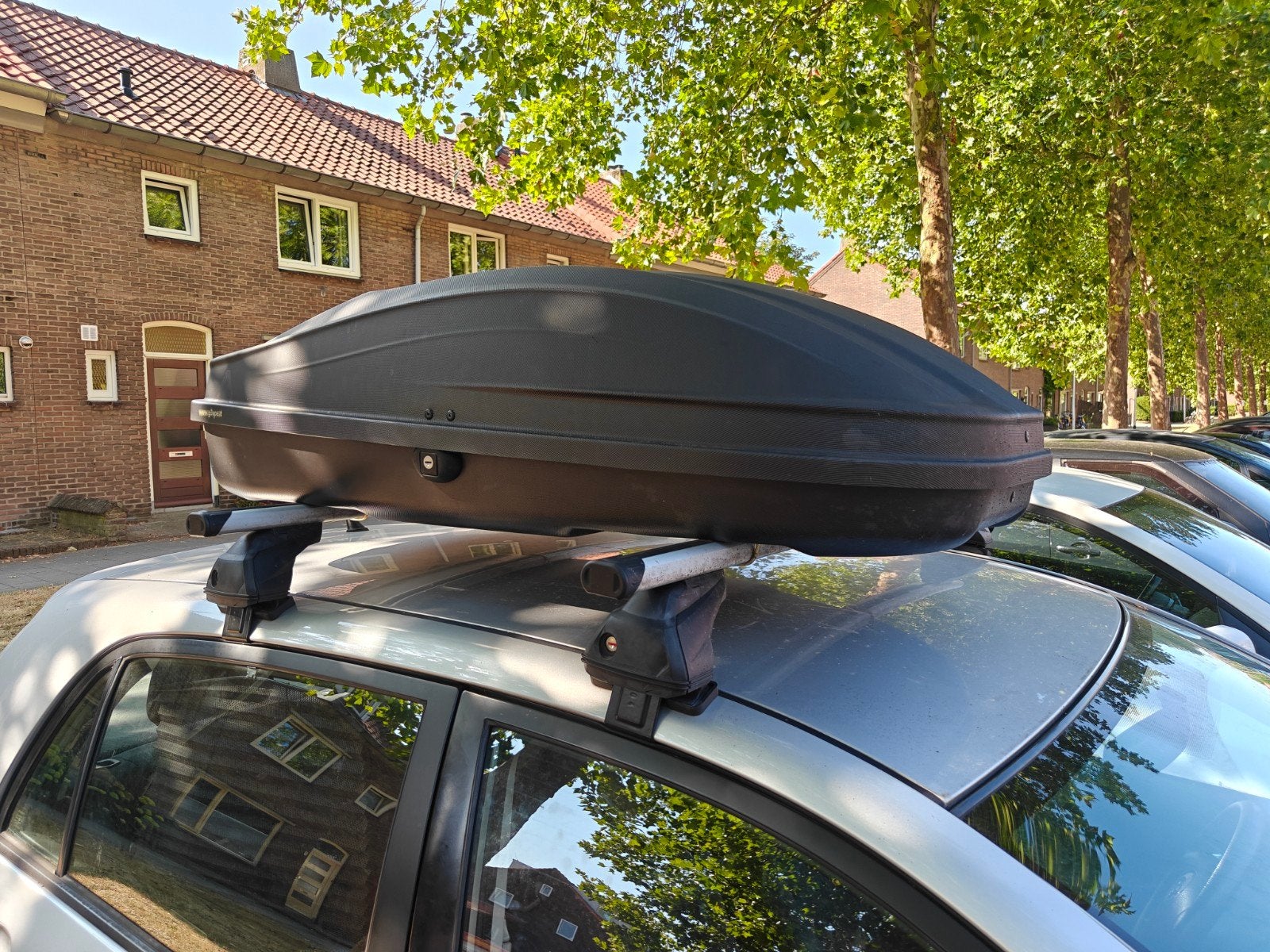 Dakkoffer G3 Spark 320 (240 Liter) + dakdragers universeel, Ophalen, Gebruikt
