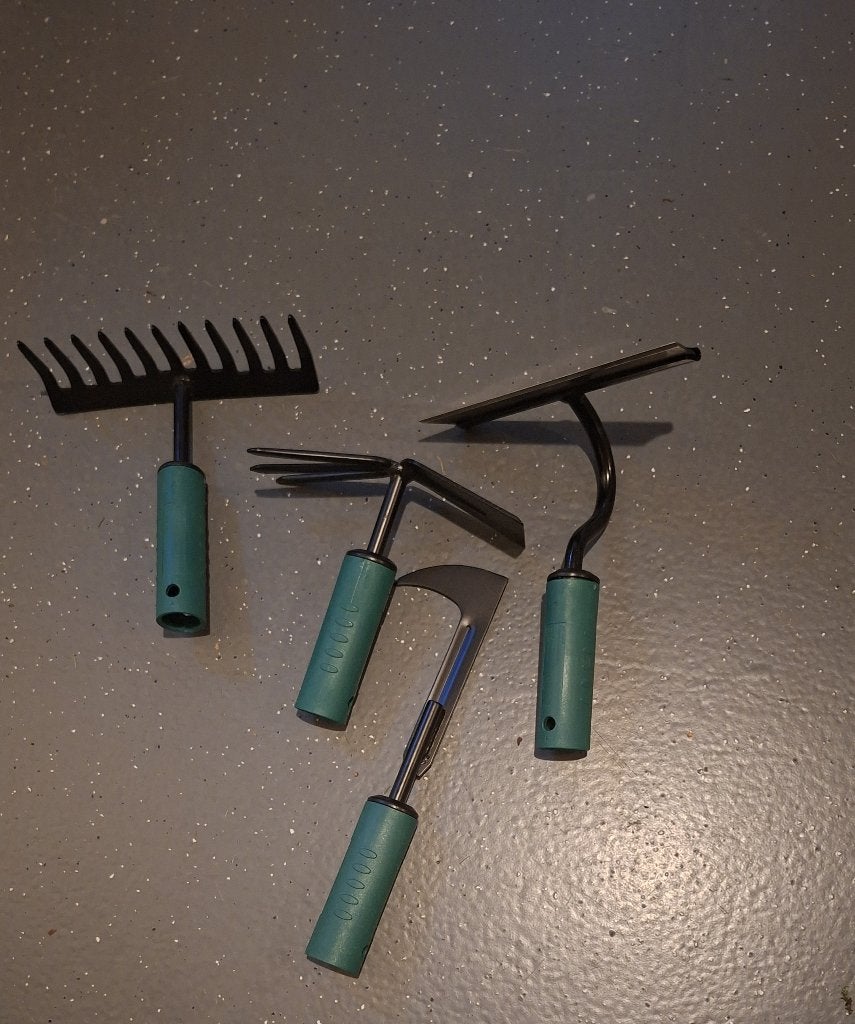 GARDENLINE 5-in-1 tuingereedschapsset, Ophalen, Zo goed als nieuw