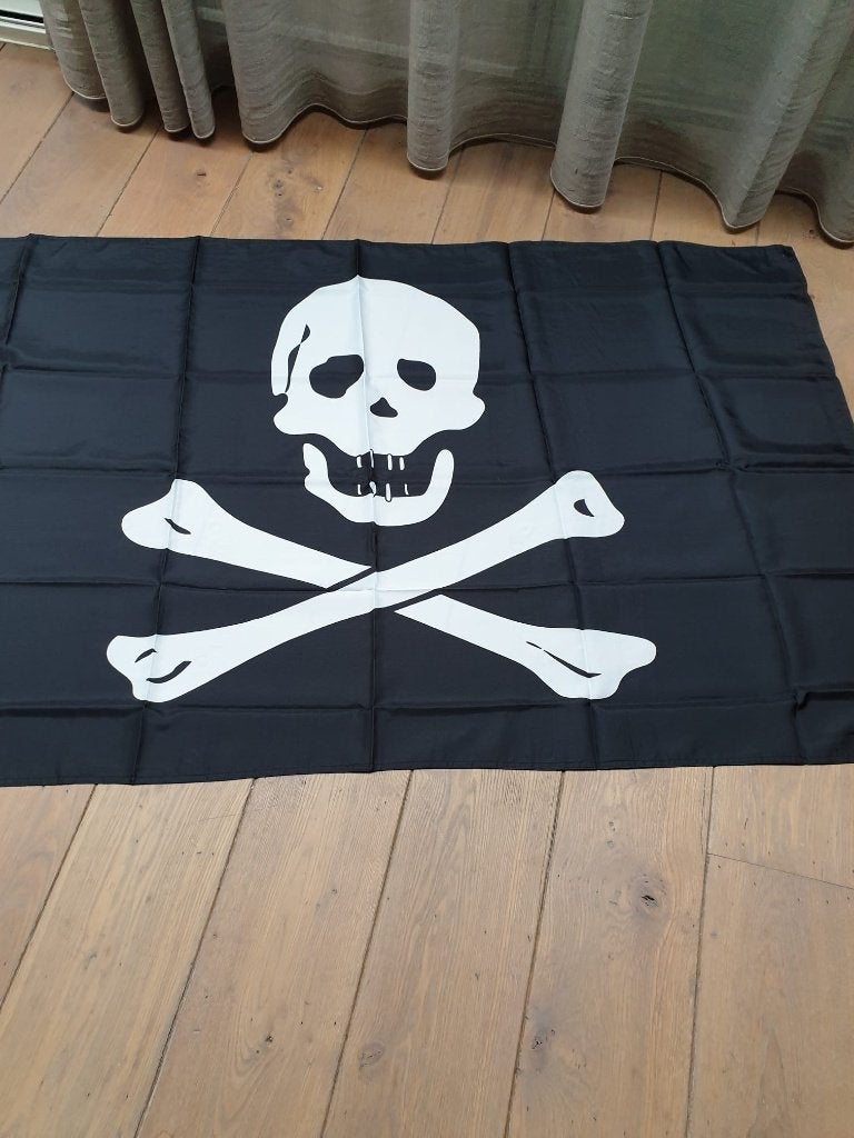 Grote nieuwe piratenvlag, Diversen, Vlaggen en Wimpels, Ophalen of Verzenden, Nieuw