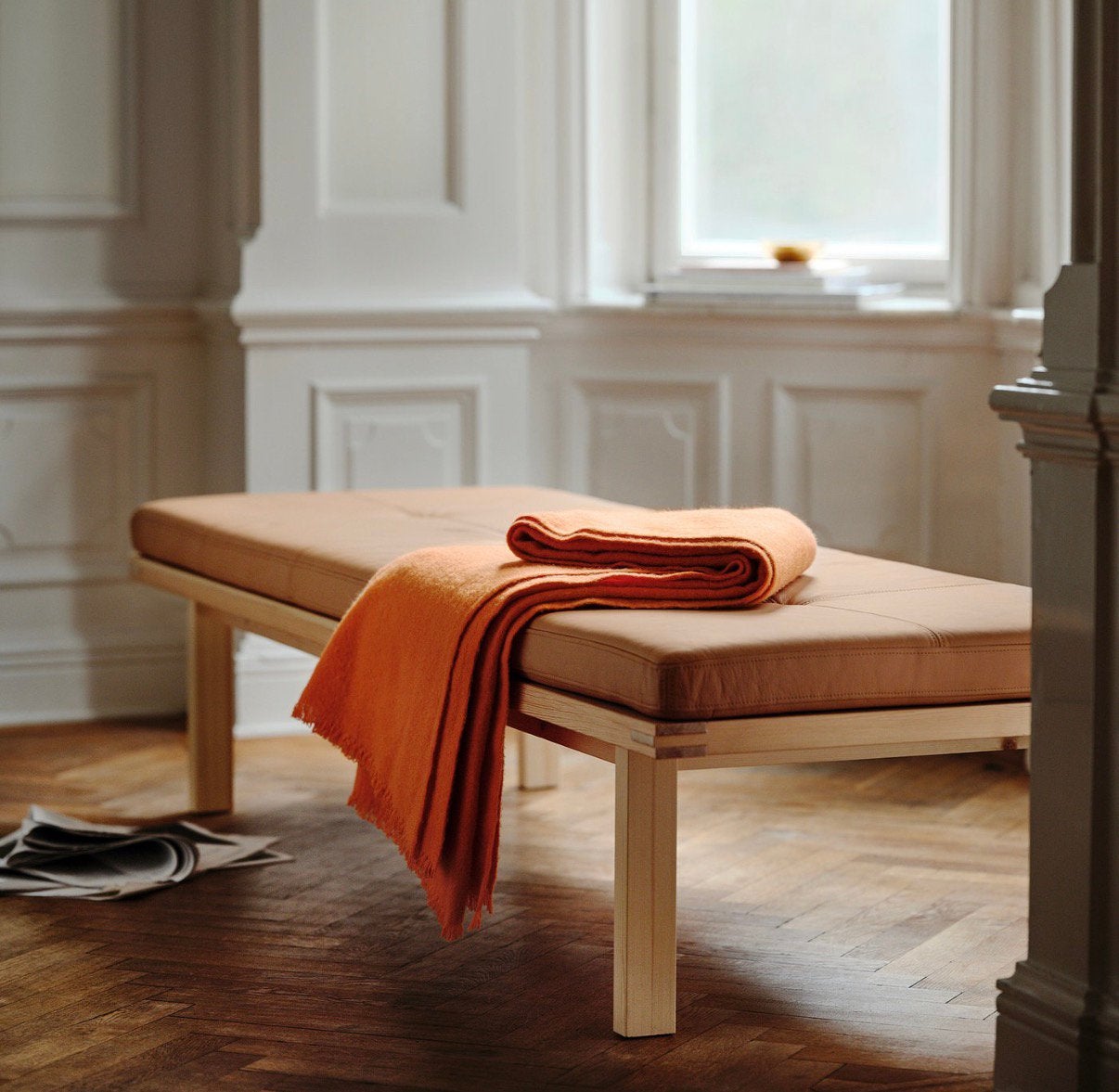 Ikea Stockholm bank met kussen., Ophalen of Verzenden, Zo goed als nieuw