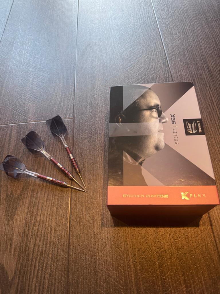 Target Stephen Bunting 95K Darts 23 gram, Ophalen, Gebruikt, Pijlen
