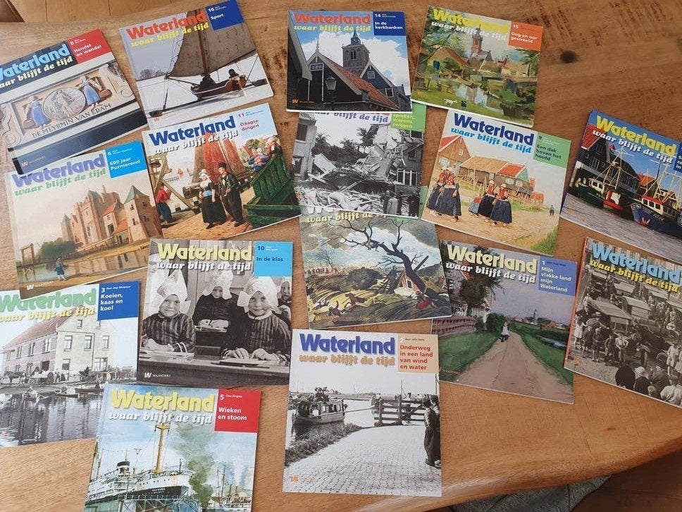 Waar blijft de tijd Waterland serie van 16 delen, Ophalen of Verzenden, Zo goed als nieuw