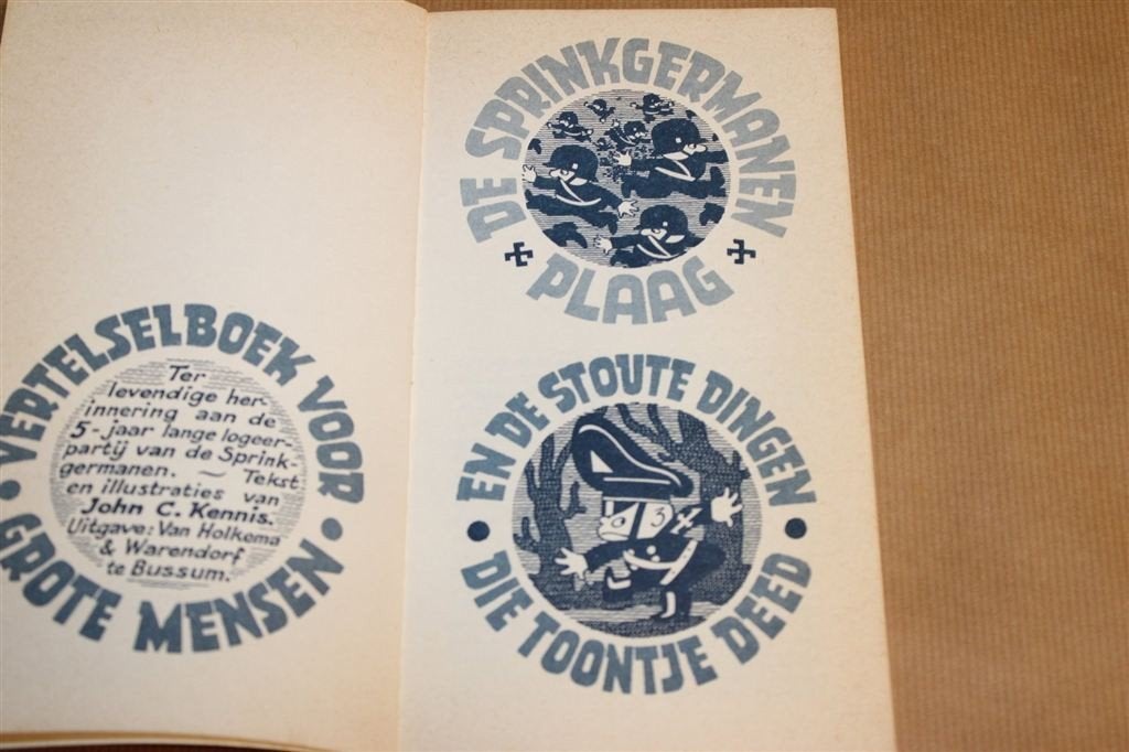 De Sprinkgermanenplaag — Satire over Bezetting [1975], Boeken, Ophalen of Verzenden, Gelezen, Verhalen