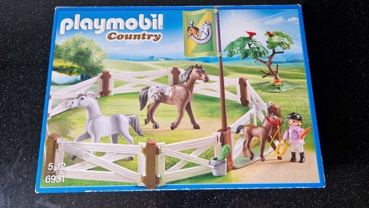 Playmobil Country 6931 Paardenweide, Kinderen en Baby's, Complete set, Overige typen, Ophalen of Verzenden, Zo goed als nieuw
