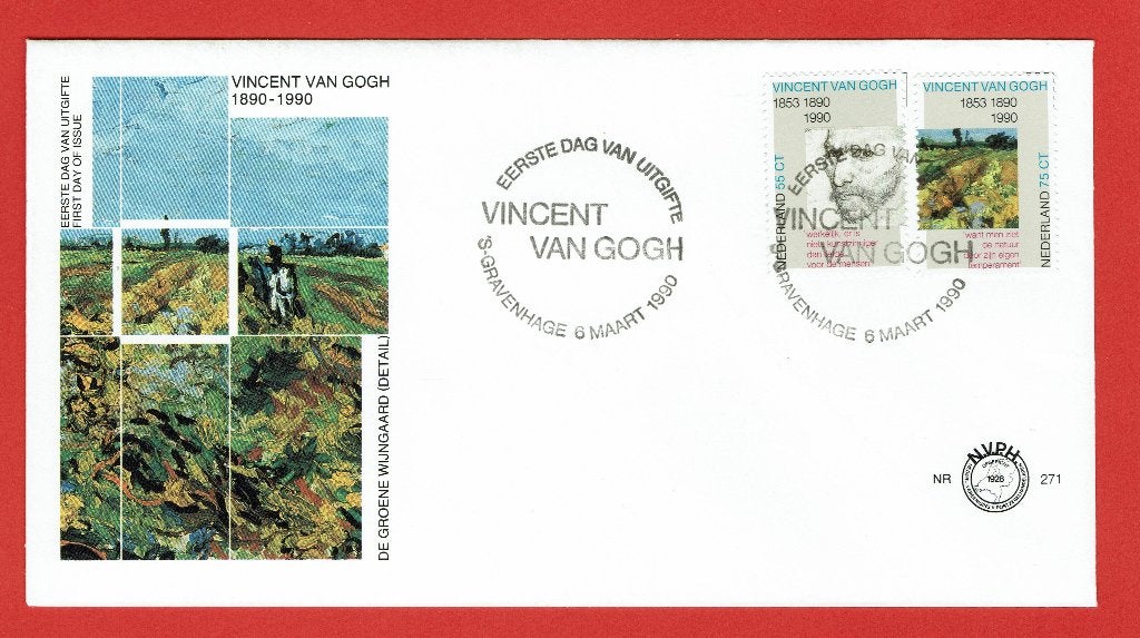 Nederland FDC, Ophalen of Verzenden, Na 1940, Gestempeld