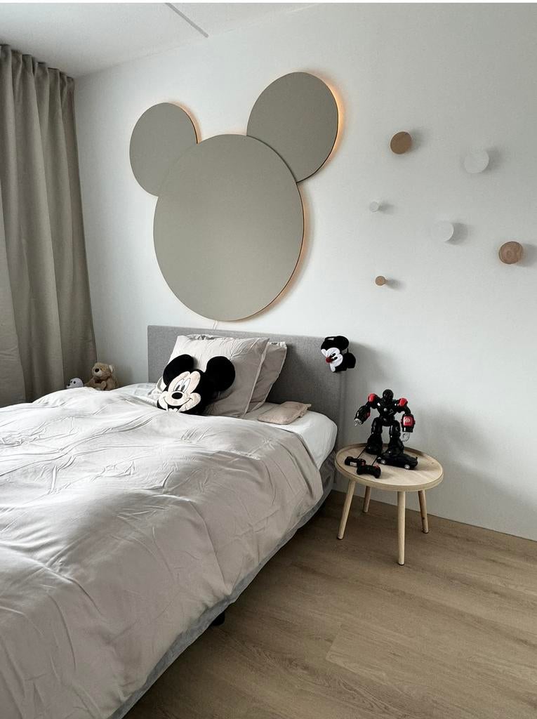 Mickey Mouse mdf LED wanddeco, Ophalen, Lamp