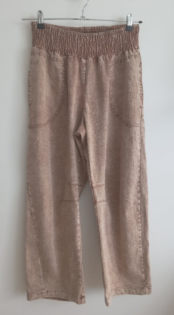 Bruine, wijde barrel broek, maat M, nieuw, Bruin, Verzenden, Nieuw, Angelschoice@gmail.com