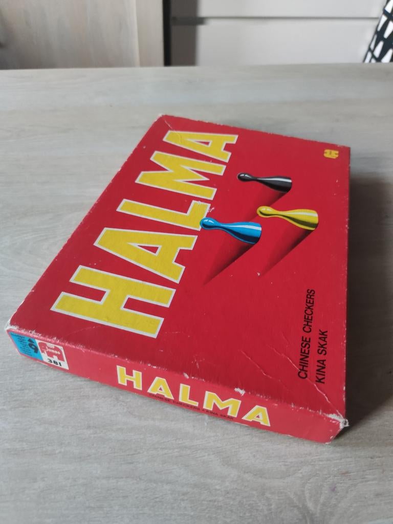 Halma bordspel - Chinese Checkers / Kina Skak, Hobby en Vrije tijd, Gezelschapsspellen | Bordspellen, Vijf spelers of meer, Ophalen of Verzenden