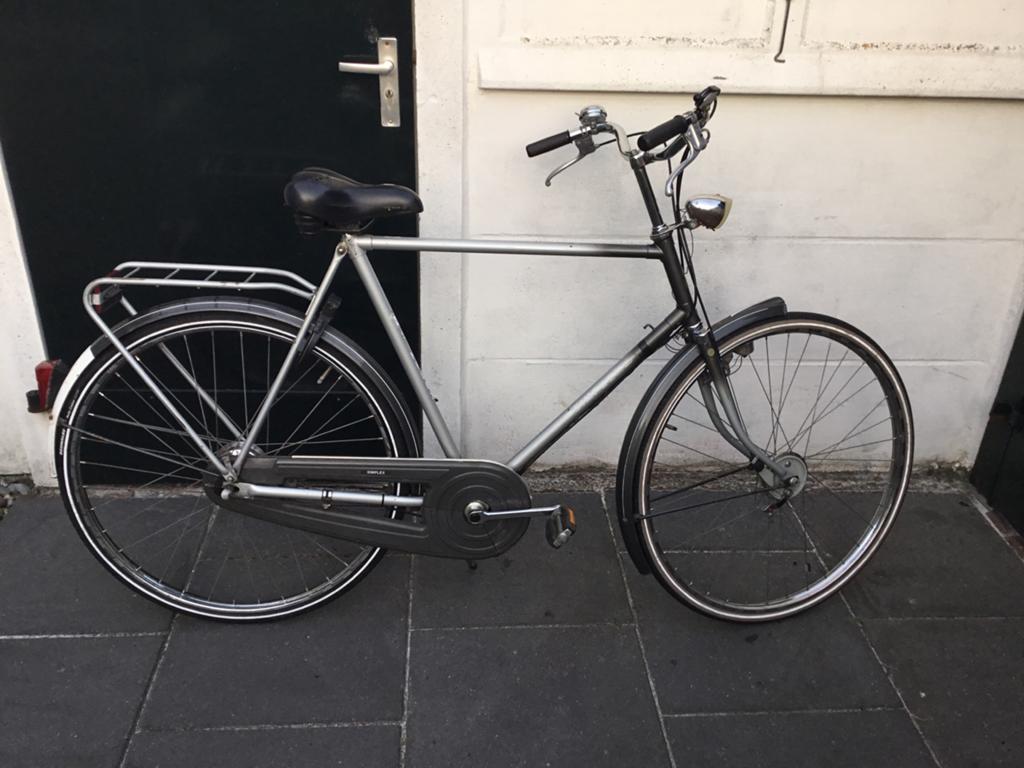 Simplex Stadsfiets met 3 versnellingen frame maat 62 cm hoog, Overige merken, Terugtraprem, Gebruikt, Versnellingen