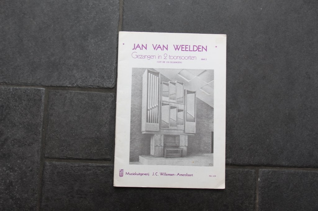 Jan van Weelden, Muziek en Instrumenten, Bladmuziek, Orgel, Gebruikt, Overige soorten, Ophalen of Verzenden