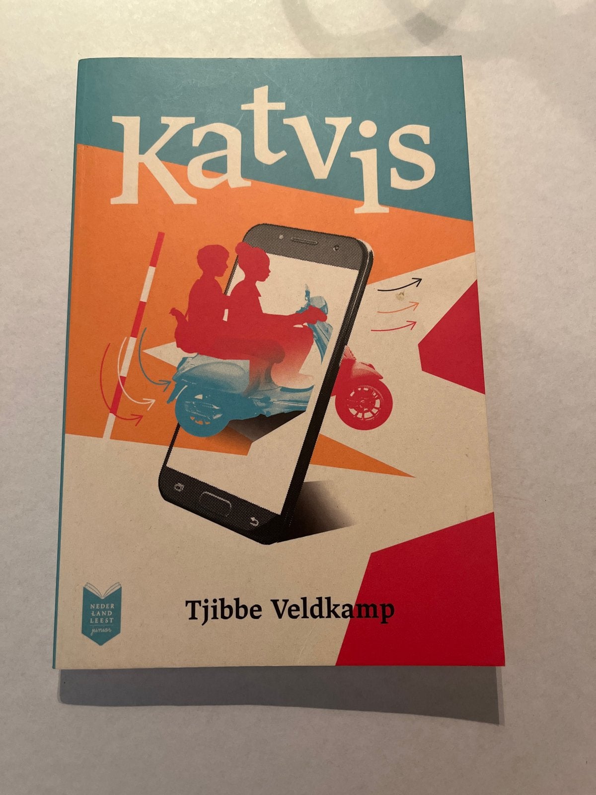 Katvis - Tjibbe Veldkamp (Nederland Leest Junior), Boeken, Ophalen of Verzenden, Zo goed als nieuw, Nederland