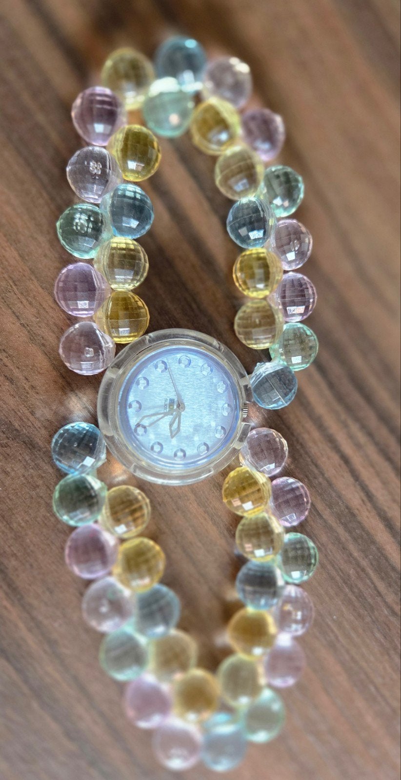 Vintage Swatch Pop Smart Crystal Summer horloge 2002, Kunststof, Polshorloge, Swatch, Kunststof