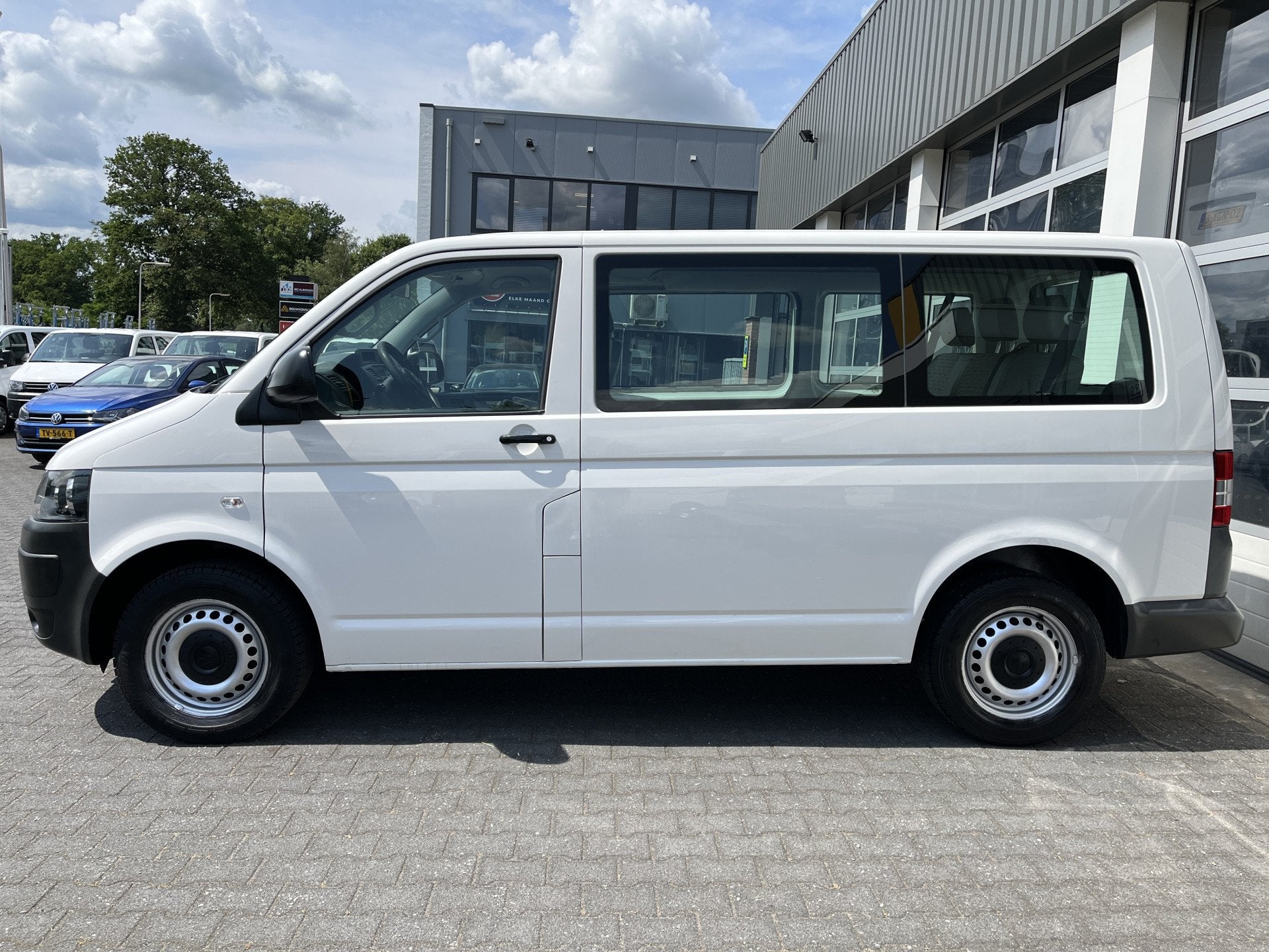 Volkswagen Transporter Kombi 2.0 TDI 140 PK DSG L1H1 BM BTW, Euro 5, Stof, Gebruikt, Zwart