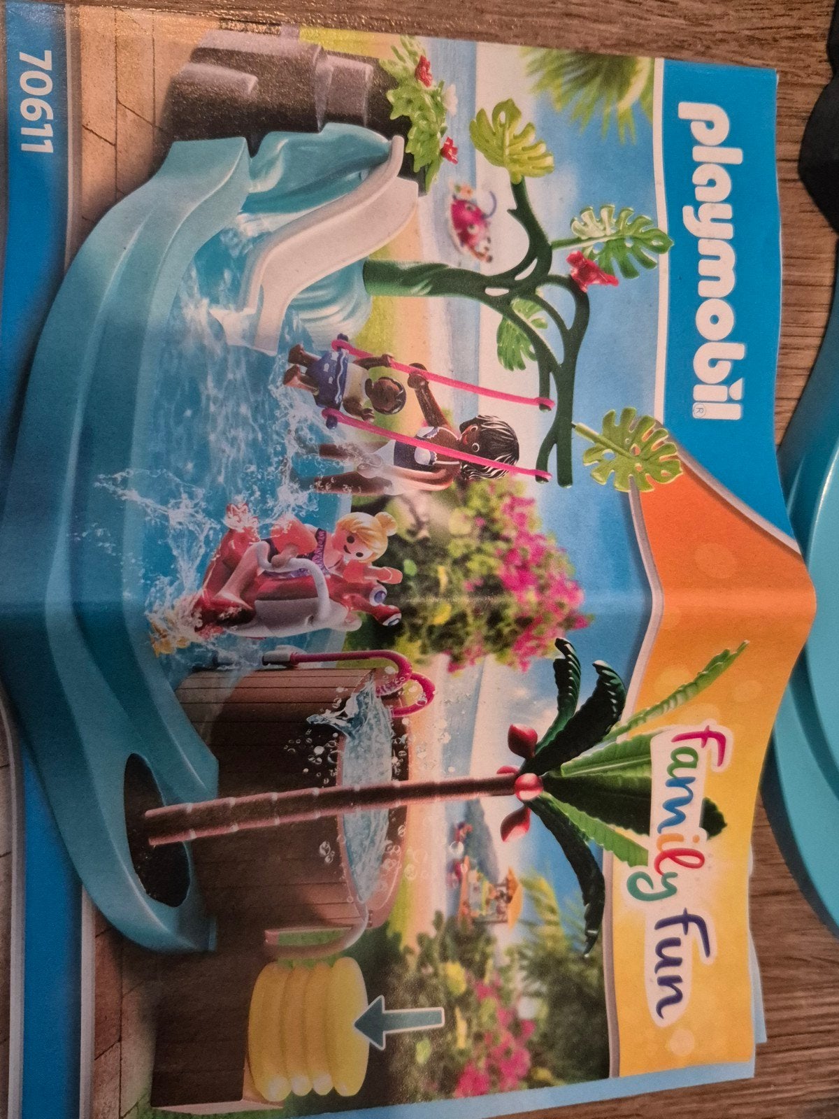 Playmobil Family Fun Zwembad met glijbaan en bubbelbad, Ophalen, Gebruikt, Complete set, Overige typen