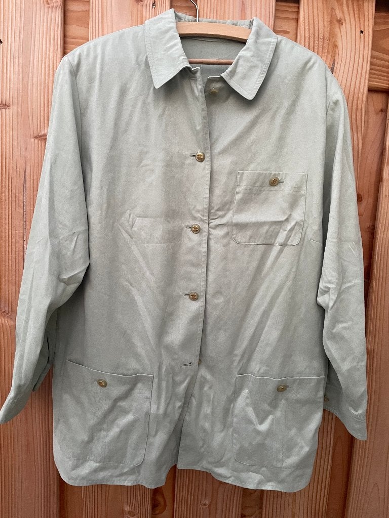 ZGAN Mooi luxe, zachtgroen jasje, maat 46 MarCona, MarCona, Verzenden, Maat 46/48 (XL) of groter, Zo goed als nieuw