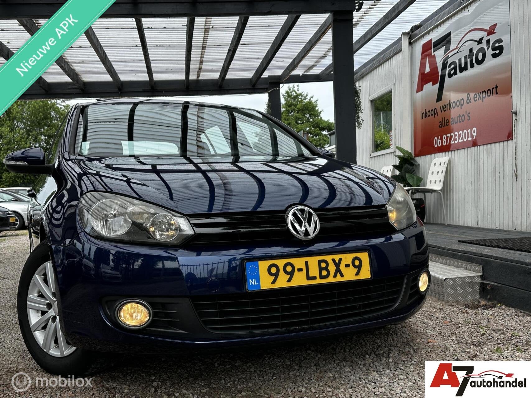 Volkswagen Golf 1.2 TSI Nieuwe APK//Automaat//Airco//Pano, Euro 5, Gebruikt, 4 cilinders, Blauw