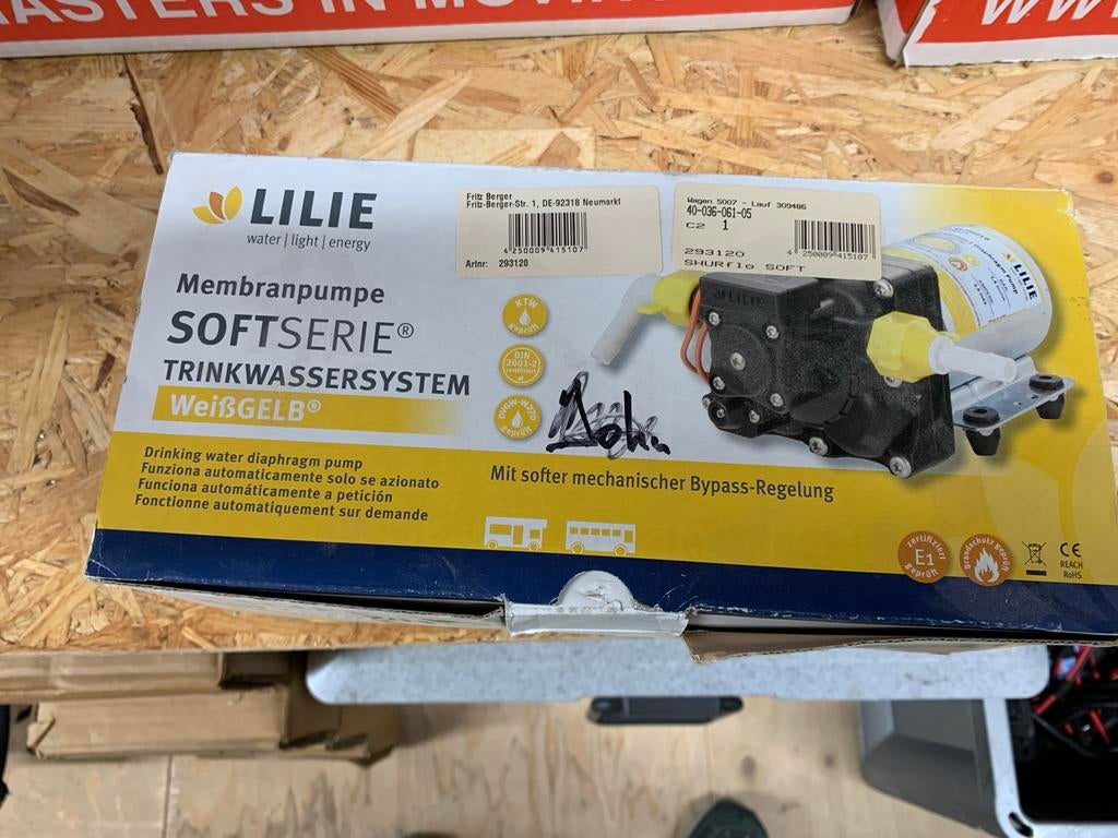Lilie Soft Serie 24V Waterpomp Camper - Nieuw, Ophalen, Lilie, Nieuw, L