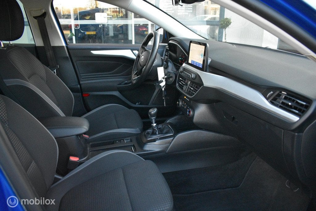 Ford Focus Wagon 1.0 EcoBoost Hybrid Trend Edition|Navi|LED!, Stof, Euro 6, Blauw, Origineel Nederlands