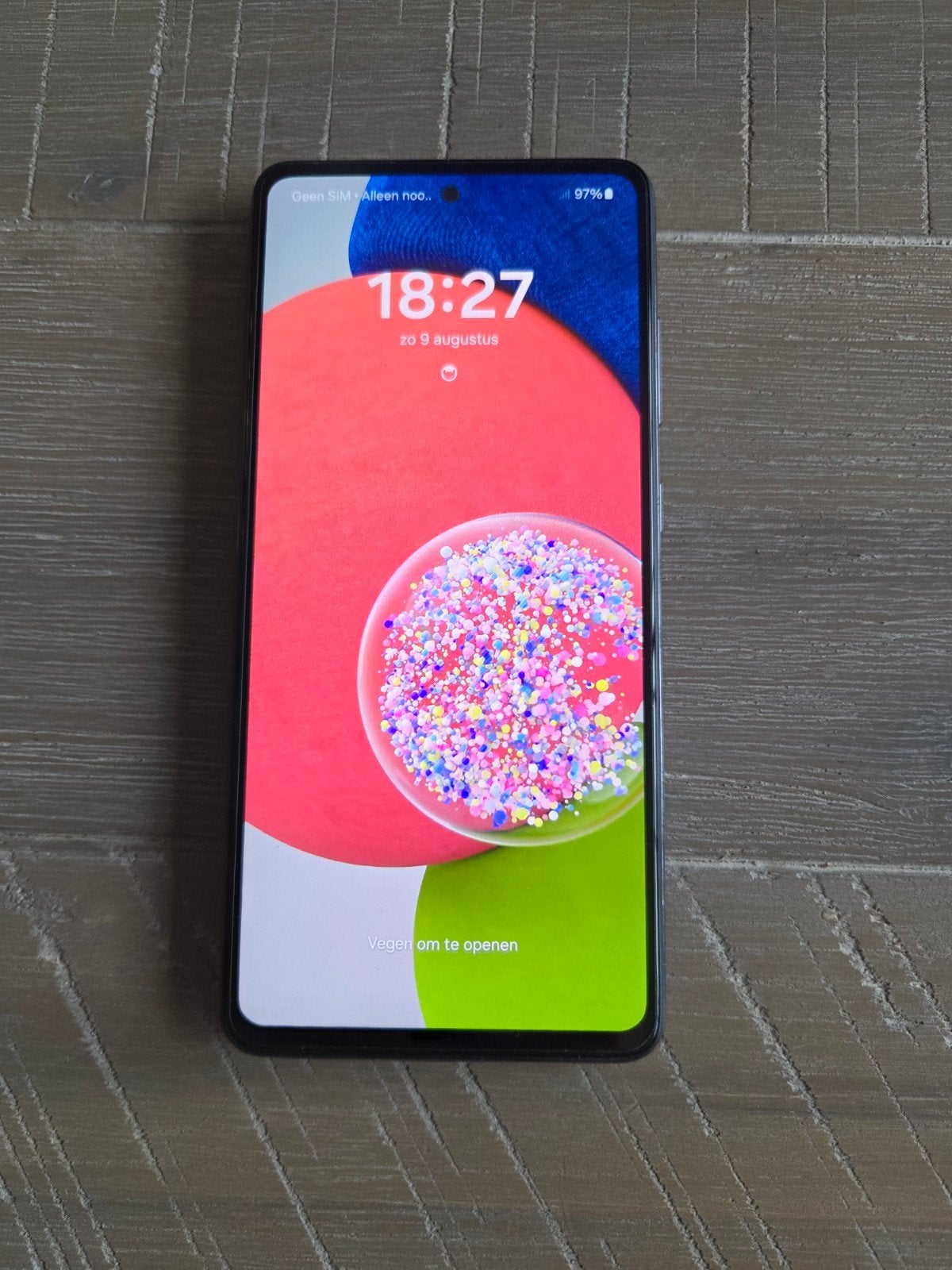 Samsung Galaxy A52s, Gebruikt, Zwart, Touchscreen, Ophalen of Verzenden