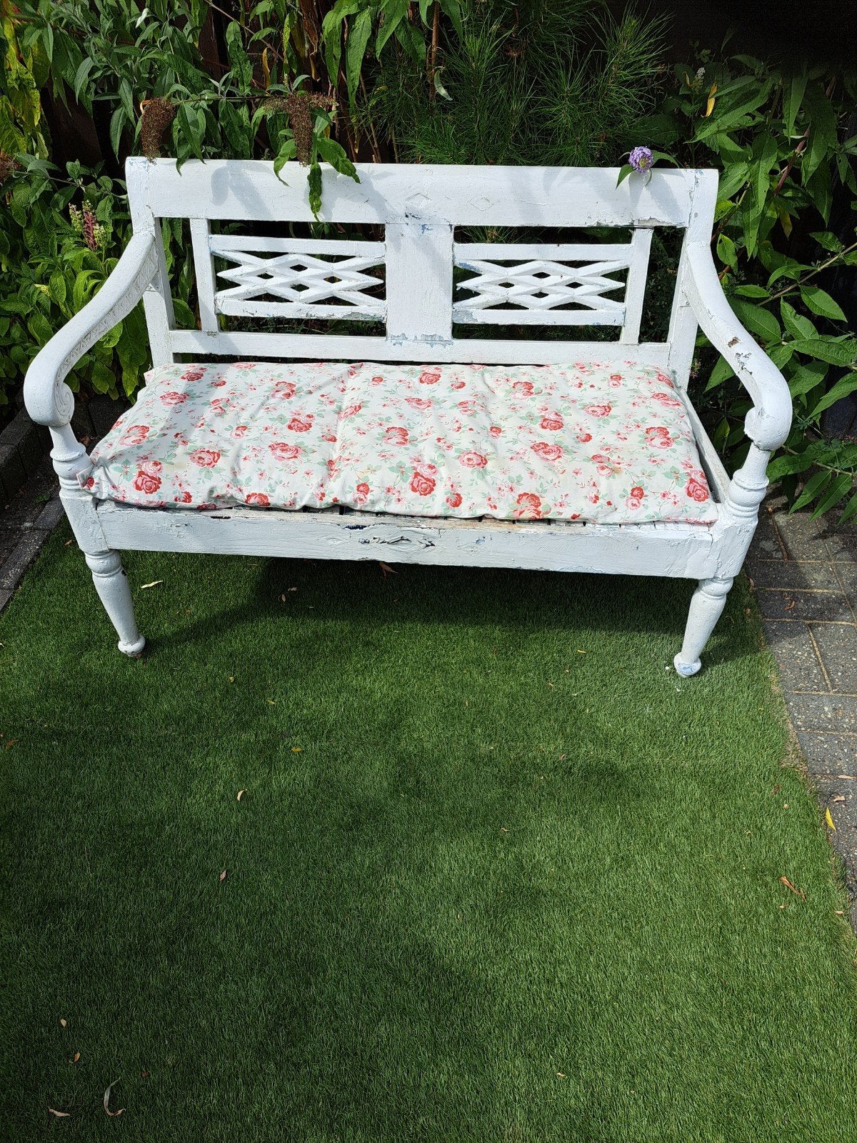 tuin bankje, Ophalen of Verzenden, Gebruikt, Hout