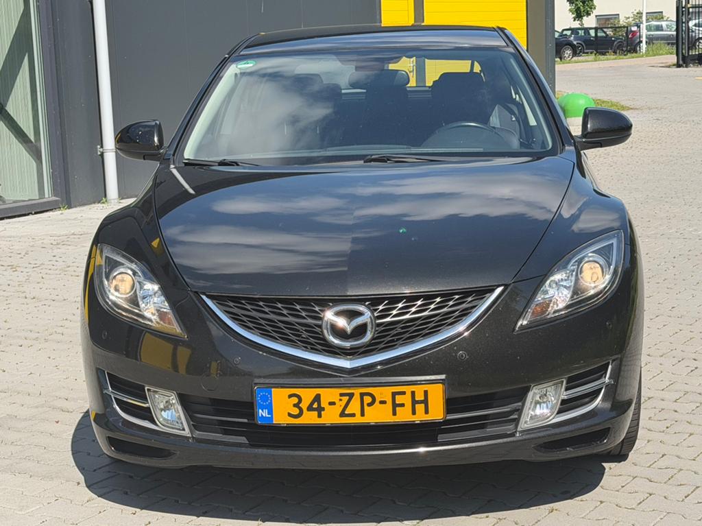 Mazda 6 2.0 Sport Hatchback 2008 Zwart, Auto's, Mazda, Bedrijf, Benzine, B, Hatchback, Handgeschakeld, Origineel Nederlands, Zwart
