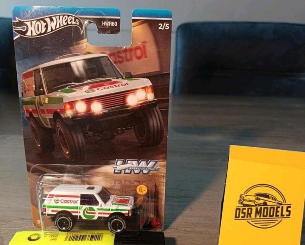1:64 HotWheels silver series Range Rover Classic, S, Auto, R, Nieuw
