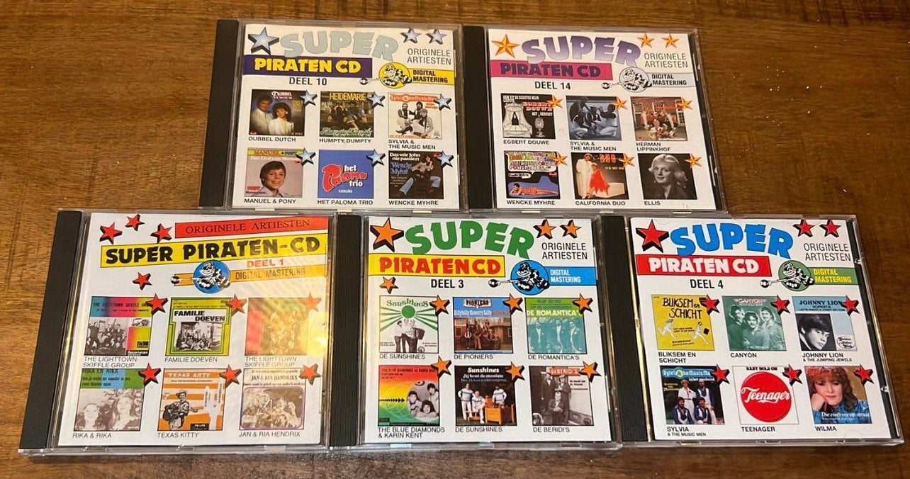 SUPER PIRATEN CD / ORIGINELE ARTIESTEN PIRAAT/ PIRATENZENDER, Cd's en Dvd's, Ophalen of Verzenden, Zo goed als nieuw, Levenslied of Smartlap