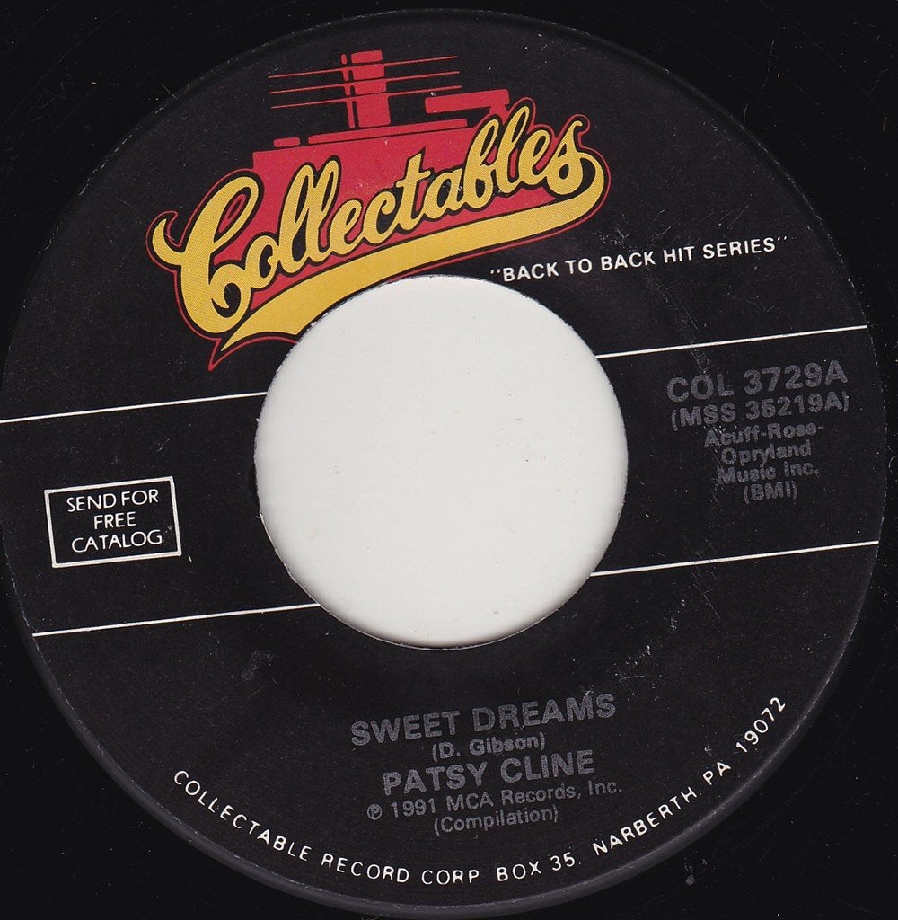 Patsy Cline - Sweet Dreams 7", Ophalen of Verzenden, Zo goed als nieuw, 7 inch, Country en Western