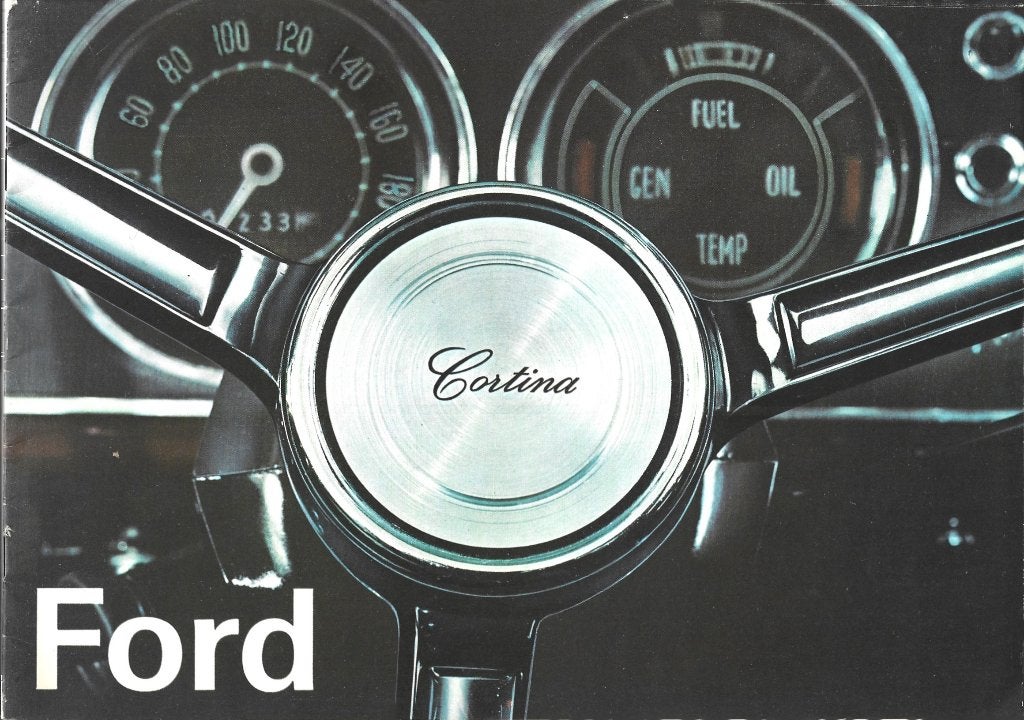 Ford Cortina brochure (fd37) auto, Verzenden, Zo goed als nieuw, Ford