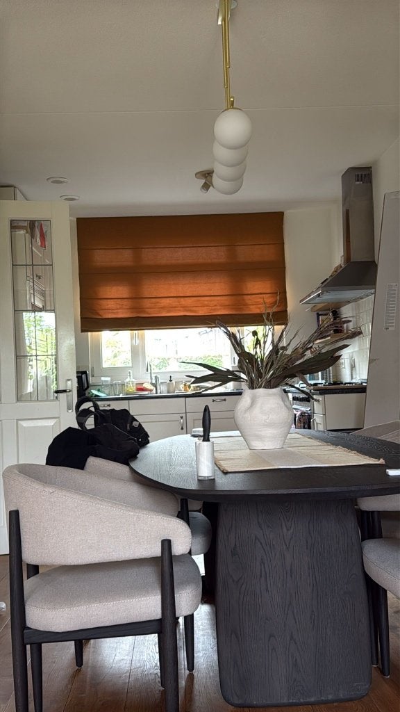 Vouwgordijn costa rotan 2m breed, Huis en Inrichting, 200 cm, Overige merken, 162 cm, Nieuw