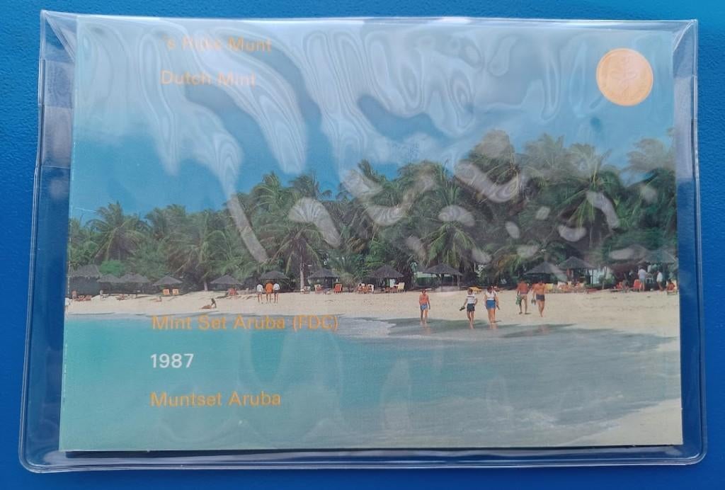 Aruba Muntset 1987, Postzegels en Munten, Munten | Nederland, Verzenden, Koningin Beatrix, Overige waardes, Setje