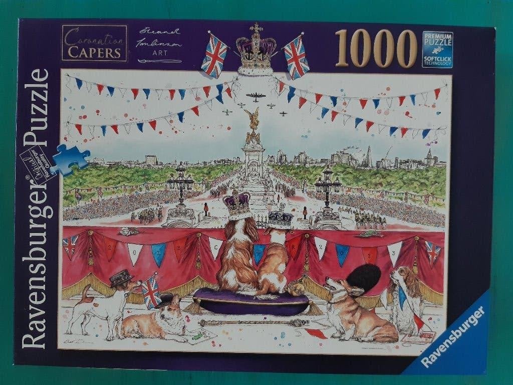 Ravensburger puzzel de kroning 1000 stukjes, Ophalen, 500 t/m 1500 stukjes, Zo goed als nieuw, Legpuzzel