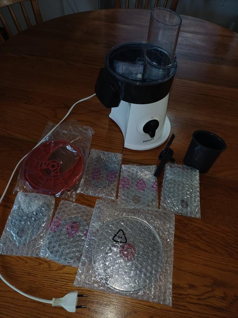 foodprocessor salademaker Philips HR1388/80 keuken, Ophalen of Verzenden, Zo goed als nieuw, Overige materialen, Wit