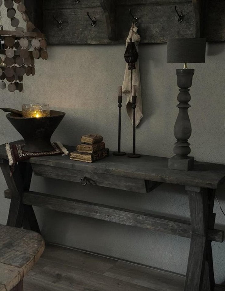 Oud houten sidetable Hoffz SALE, Ophalen of Verzenden