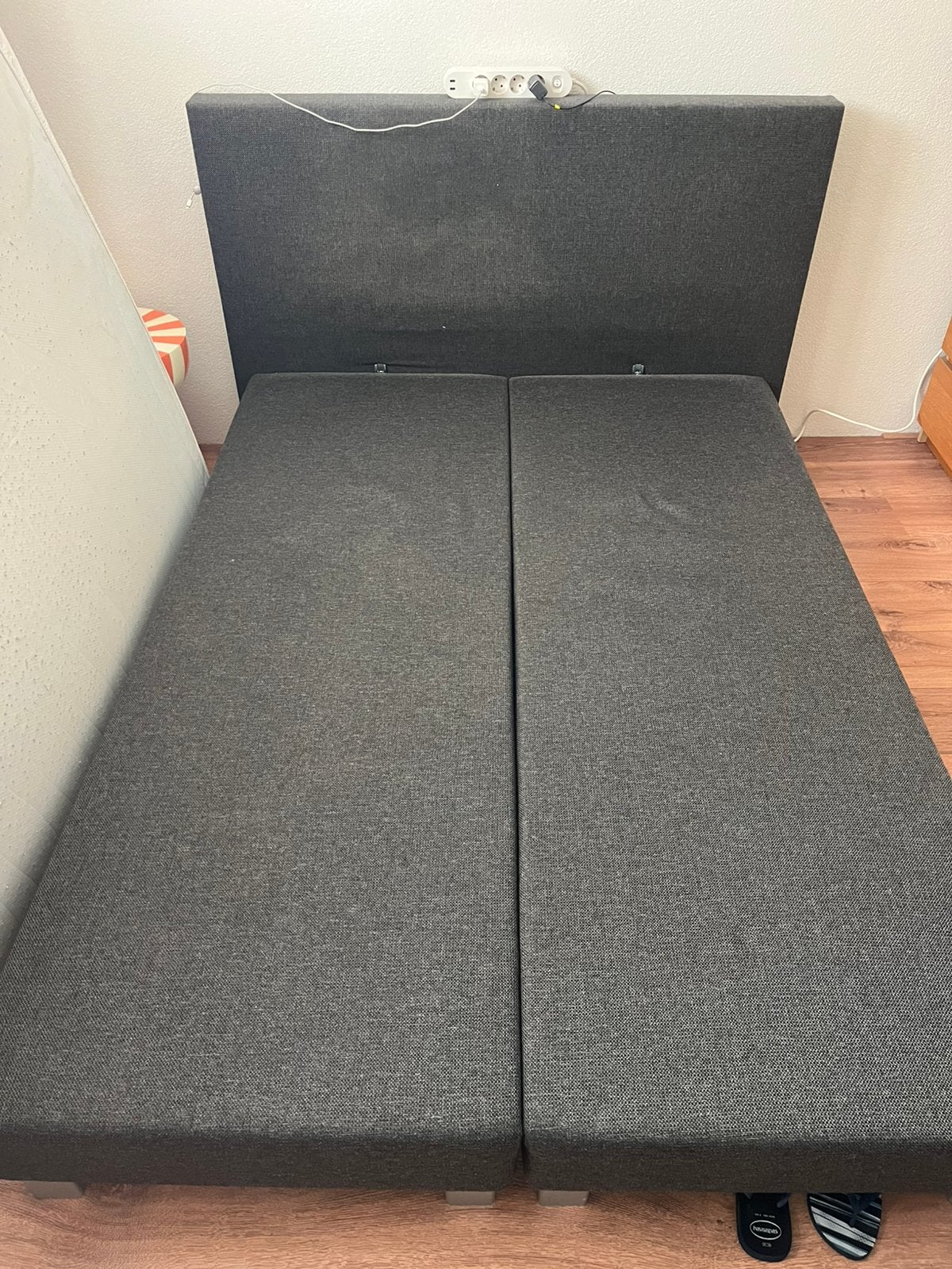 IKEA box spring bed, Ophalen, Gebruikt, 140 cm, Twijfelaar