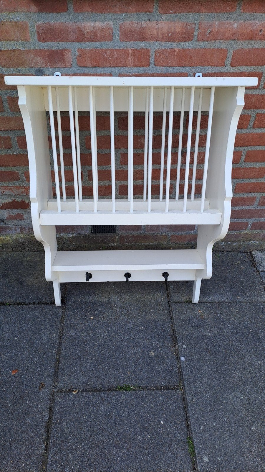 Bordenrek., Gebruikt, Bordenrek, Hout, Ophalen of Verzenden