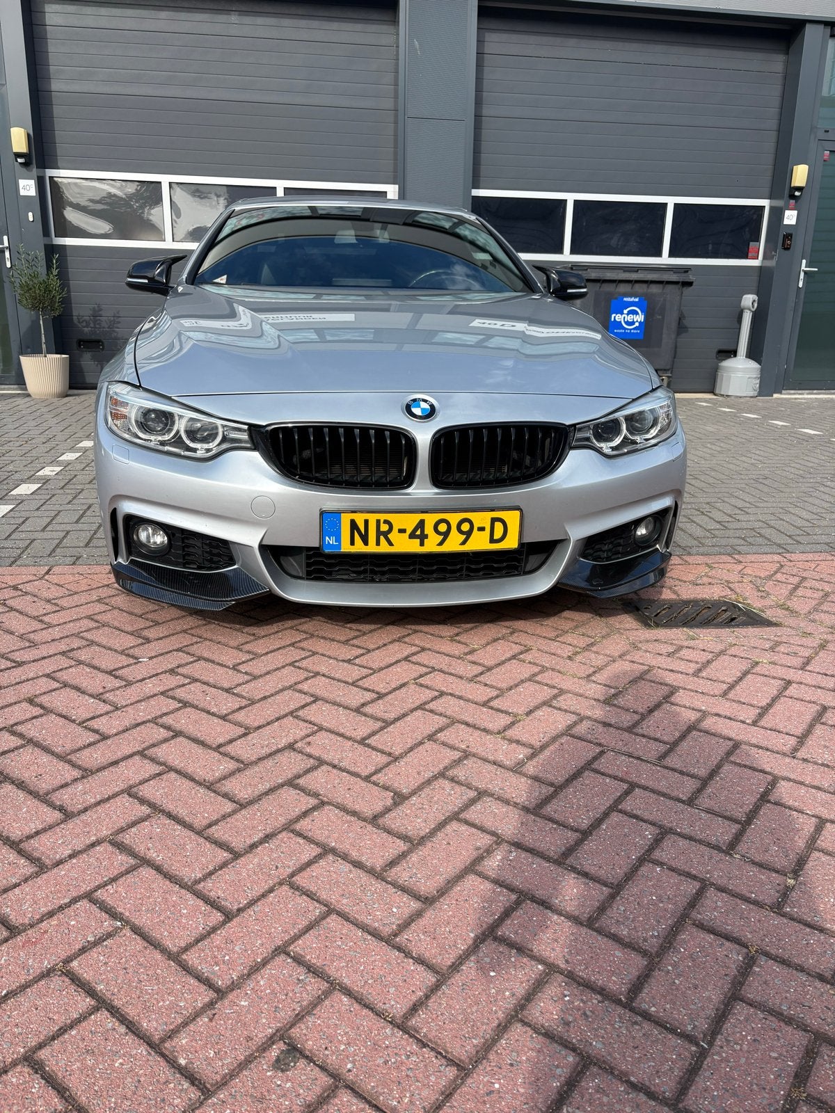 BMW 4-Serie 420i 184pk Aut 2017 Grijs, Auto's, 1998 cc, Achterwielaandrijving, Cabriolet, 4 stoelen